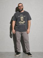 Mediocrates Premium Shirt - Pepper - on-model full length