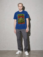 Duct Tape Muffles Stupid Sound Premium Shirt - True Navy - on-model full length