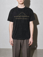 Normaldistribusaurus Premium Shirt - Black - on-model zoom