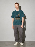 Wish You Were Here Premium Shirt - Blue Spruce - on-model full length