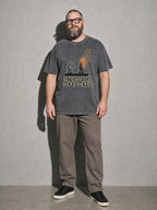 Wish You Were Here Premium Shirt - Pepper - on-model full length