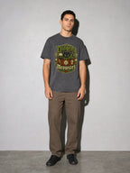 Dungeon Meowster Premium Shirt - Pepper - on-model full length