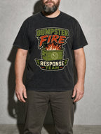 Dumpster Fire Response Team Premium Shirt - Black - on-model zoom