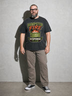 Dumpster Fire Response Team Premium Shirt - Black - on-model full length