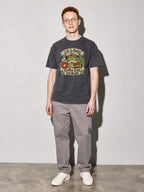 Coffee, Cats and Books Premium Shirt - Pepper - on-model full length