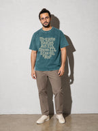To Quote Hamlet: No Premium Shirt - Blue Spruce - on-model full length