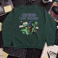 Certified Code Wizard Sweatshirt — Bottle Green