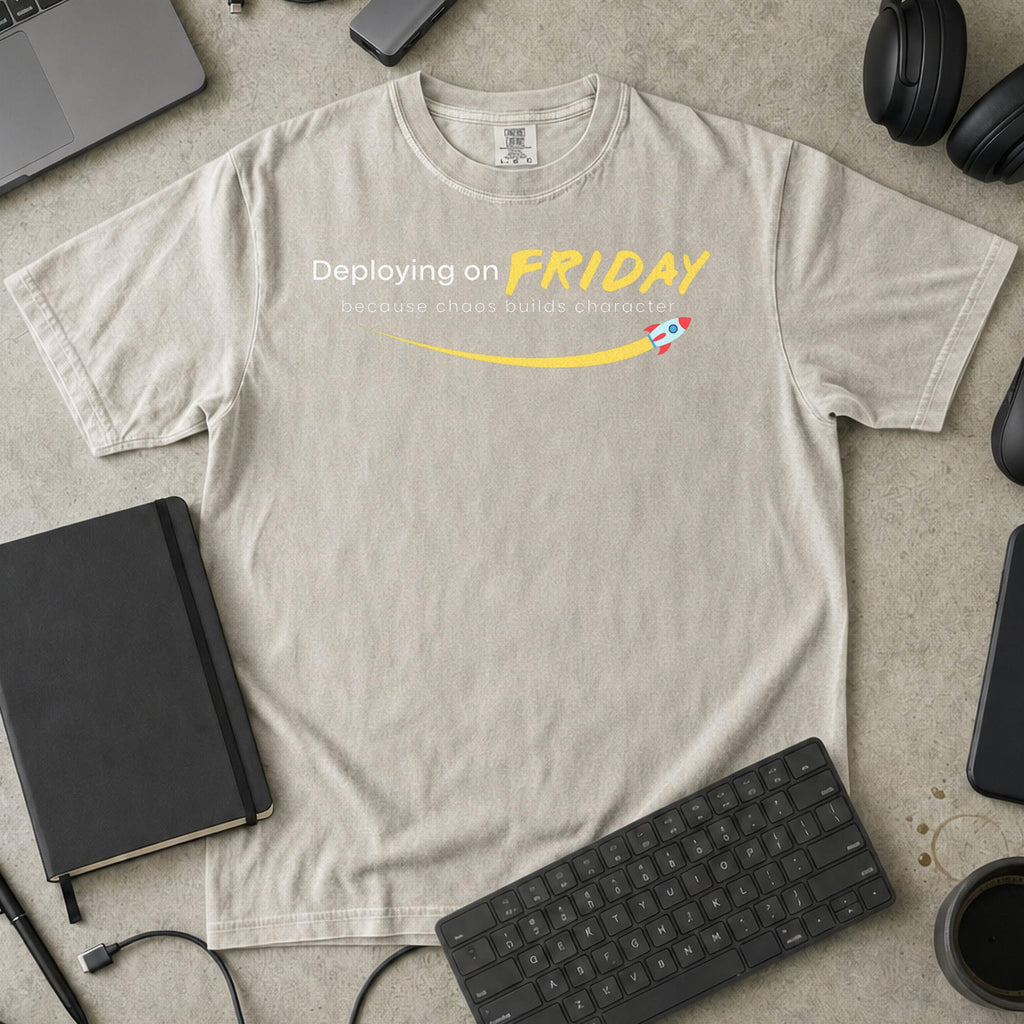 chaos builds character Premium Shirt — ivory Premium Shirt mock-up