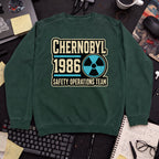 Chernobyl 1986 Safety Operations Sweatshirt — Bottle Green