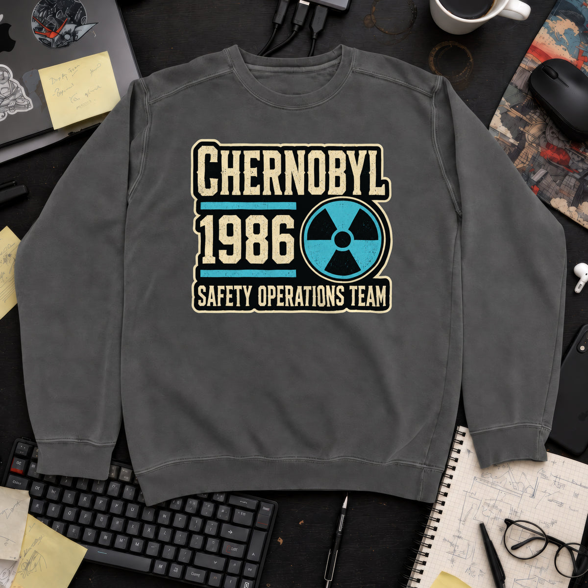 Chernobyl 1986 Safety Operations Sweatshirt — Pepper