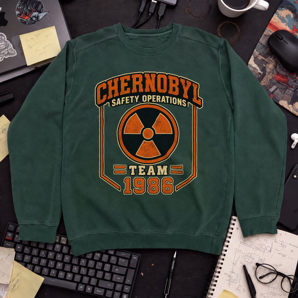 Chernobyl Safety Operations Sweatshirt — Bottle Green