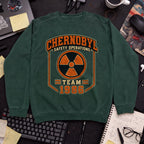 Chernobyl Safety Operations Sweatshirt — Bottle Green