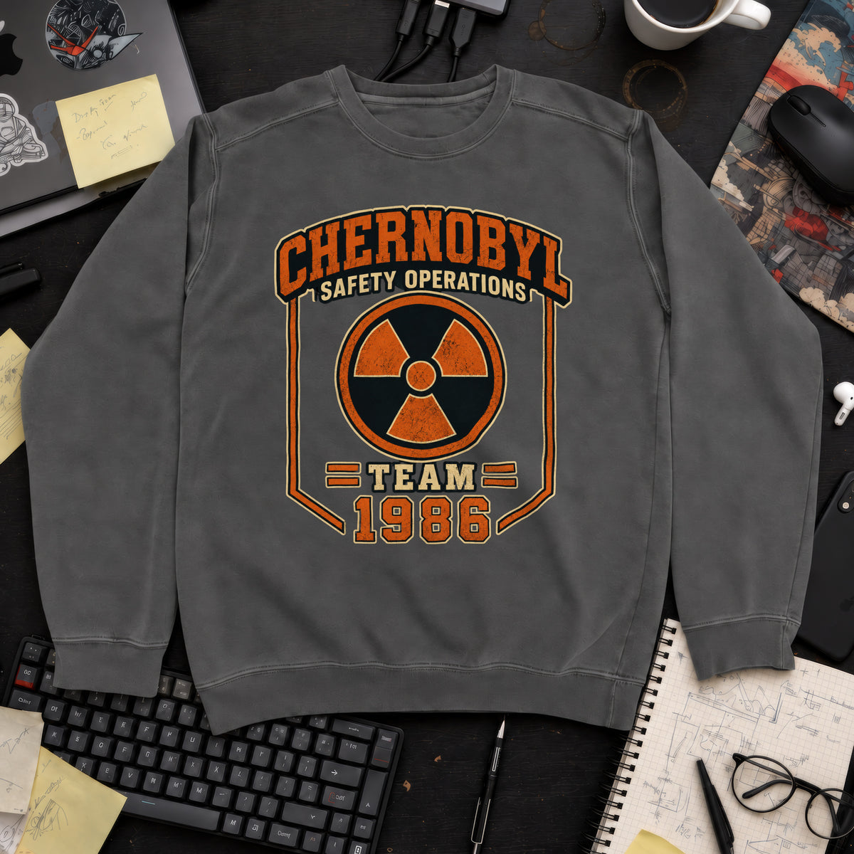 Chernobyl Safety Operations Sweatshirt — Pepper