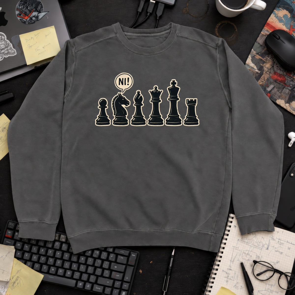 Chess Ni Sweatshirt — Pepper