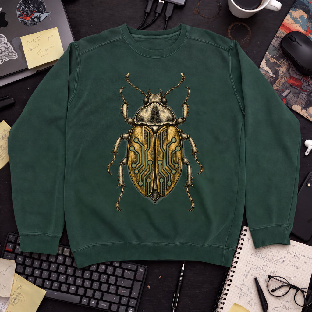 Circuit Bug Sweatshirt sweatshirt — Bottle Green