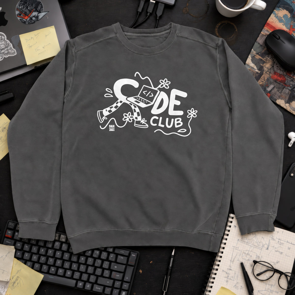 Code Club Sweatshirt — Pepper