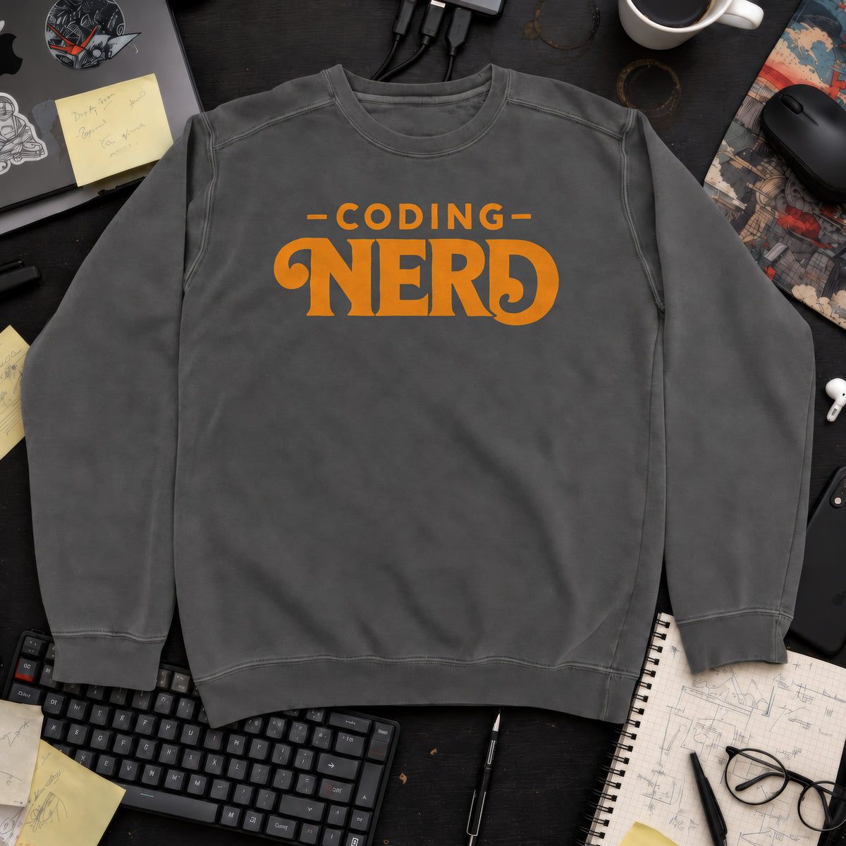 Coding Nerd Sweatshirt — Pepper