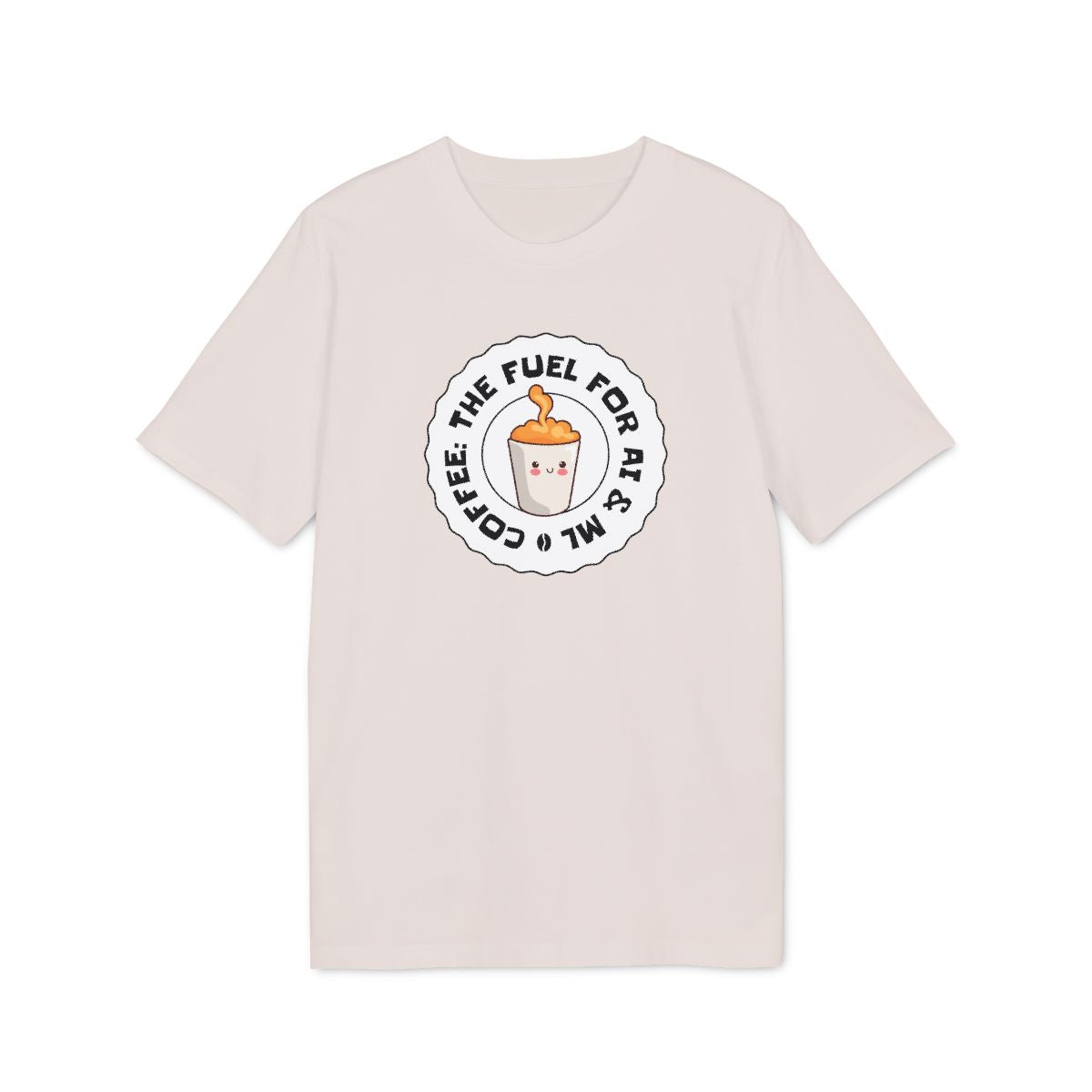 Coffee The Fuel for AI and ML Shirt — Vintage White — EU Creator 2.0 front mockup
