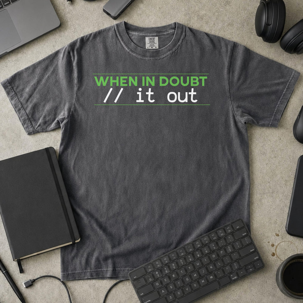 comment it out Premium Shirt — pepper Premium Shirt mock-up