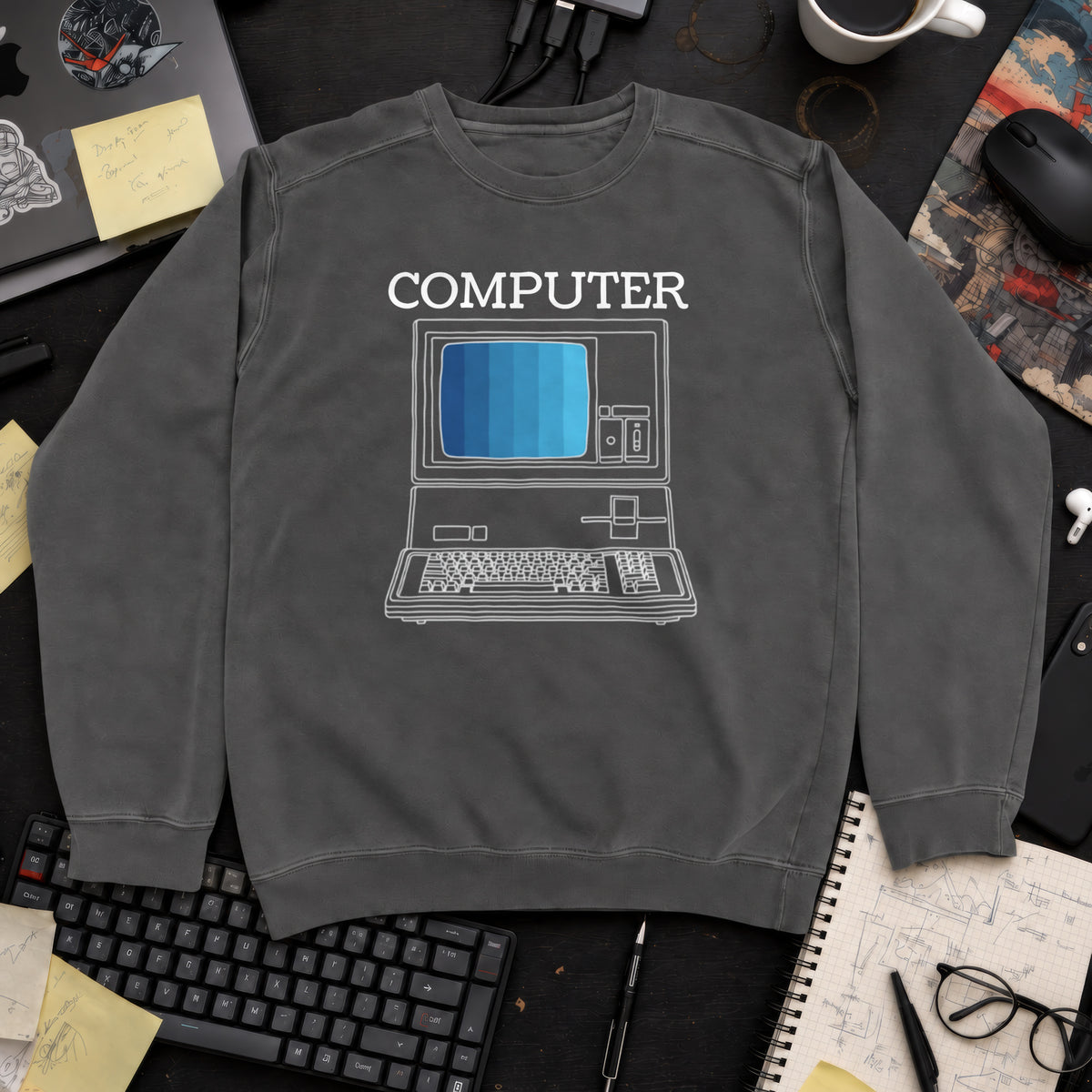 Computer Sweatshirt — Pepper