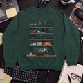 Cool Dev Desk Setup Sweatshirt — Bottle Green