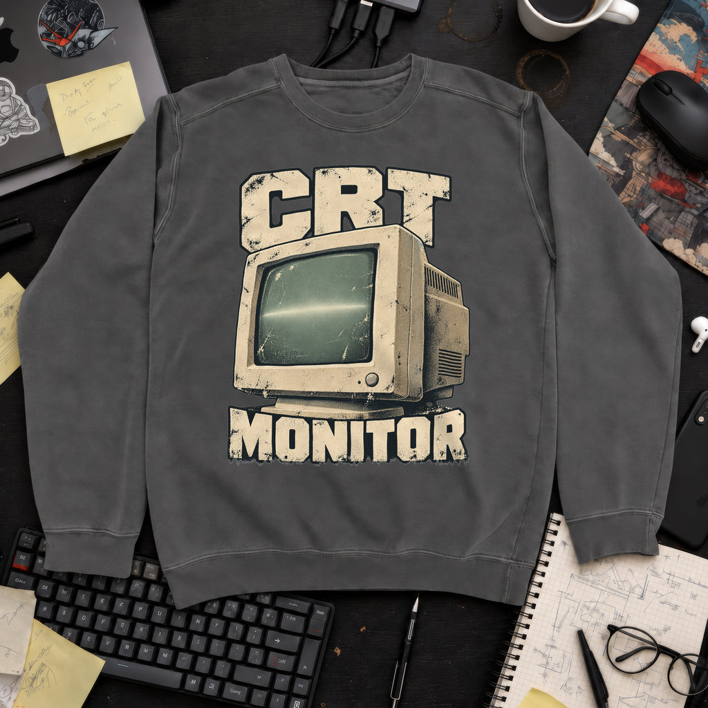 CRT Monitor Sweatshirt sweatshirt — Pepper