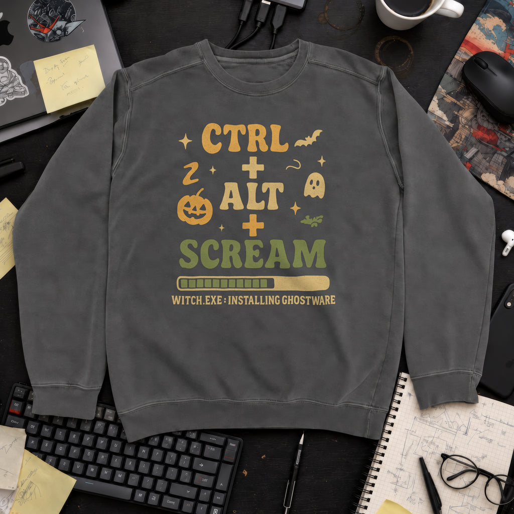 Ctrl Alt Scream Sweatshirt — Pepper