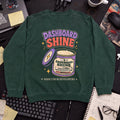 Dashboard Shine Sweatshirt — Bottle Green
