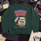 Dashboard Shine Sweatshirt — Bottle Green