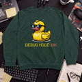 Debug mode: ON Sweatshirt — Bottle Green