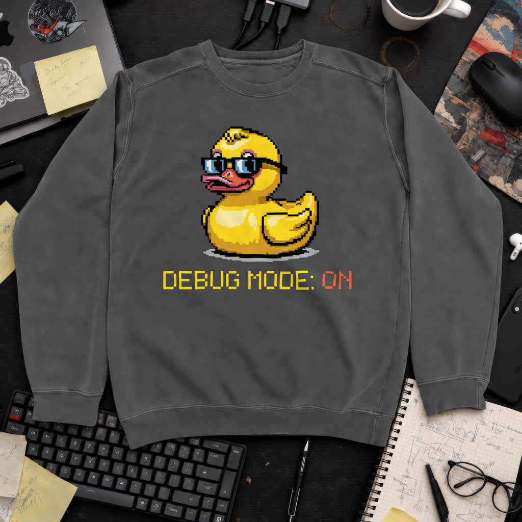 Debug mode: ON Sweatshirt — Pepper