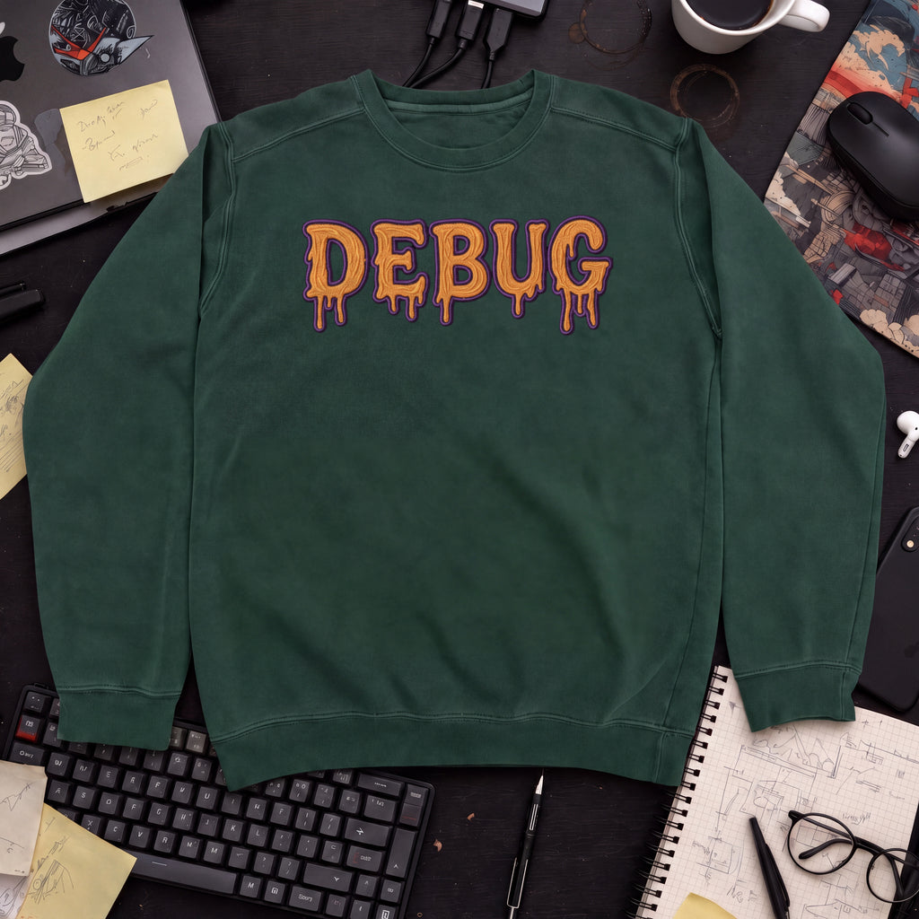 Debug Sweatshirt — Bottle Green