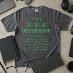 debugging definition Premium Shirt — pepper Premium Shirt mock-up
