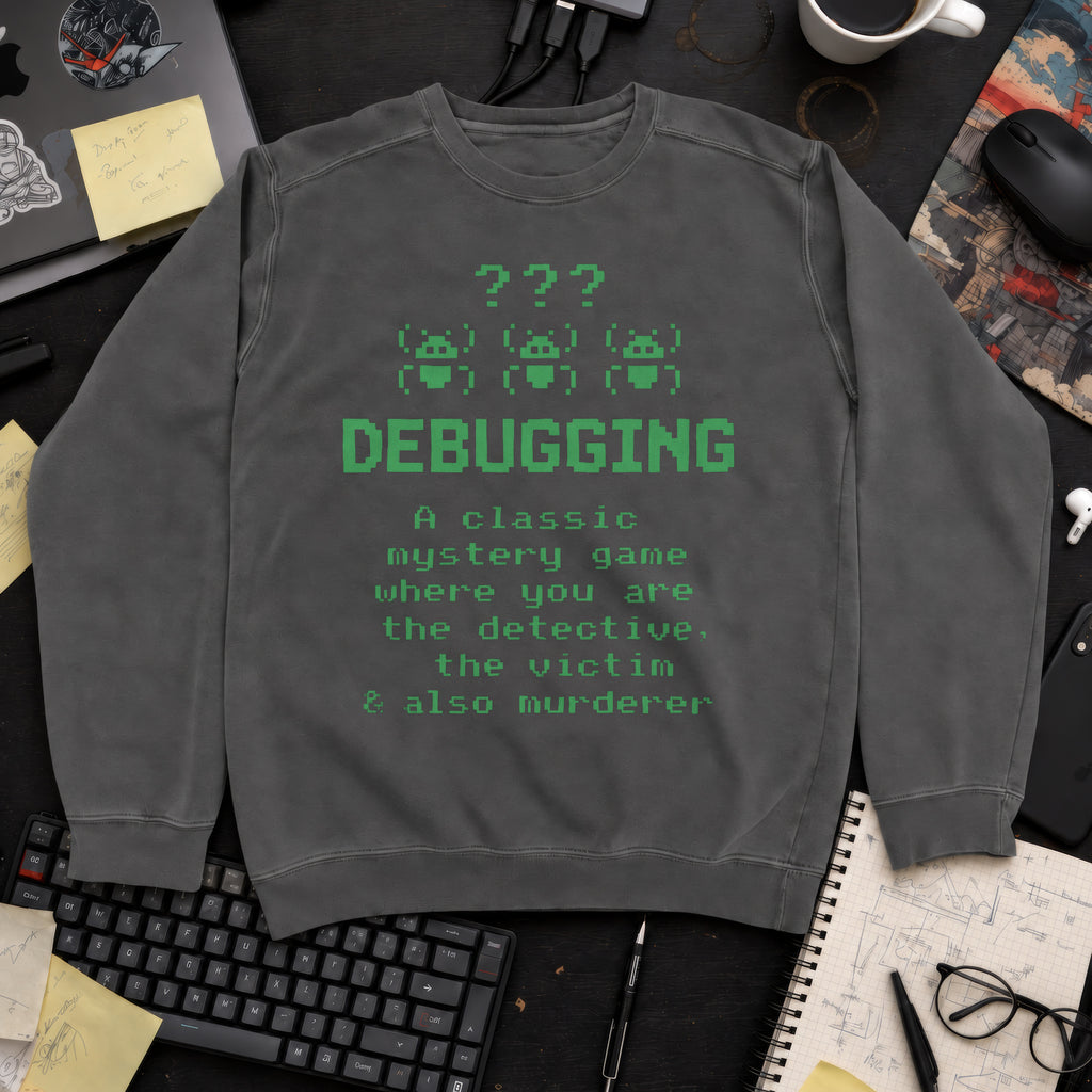 debugging definition Sweatshirt — Pepper