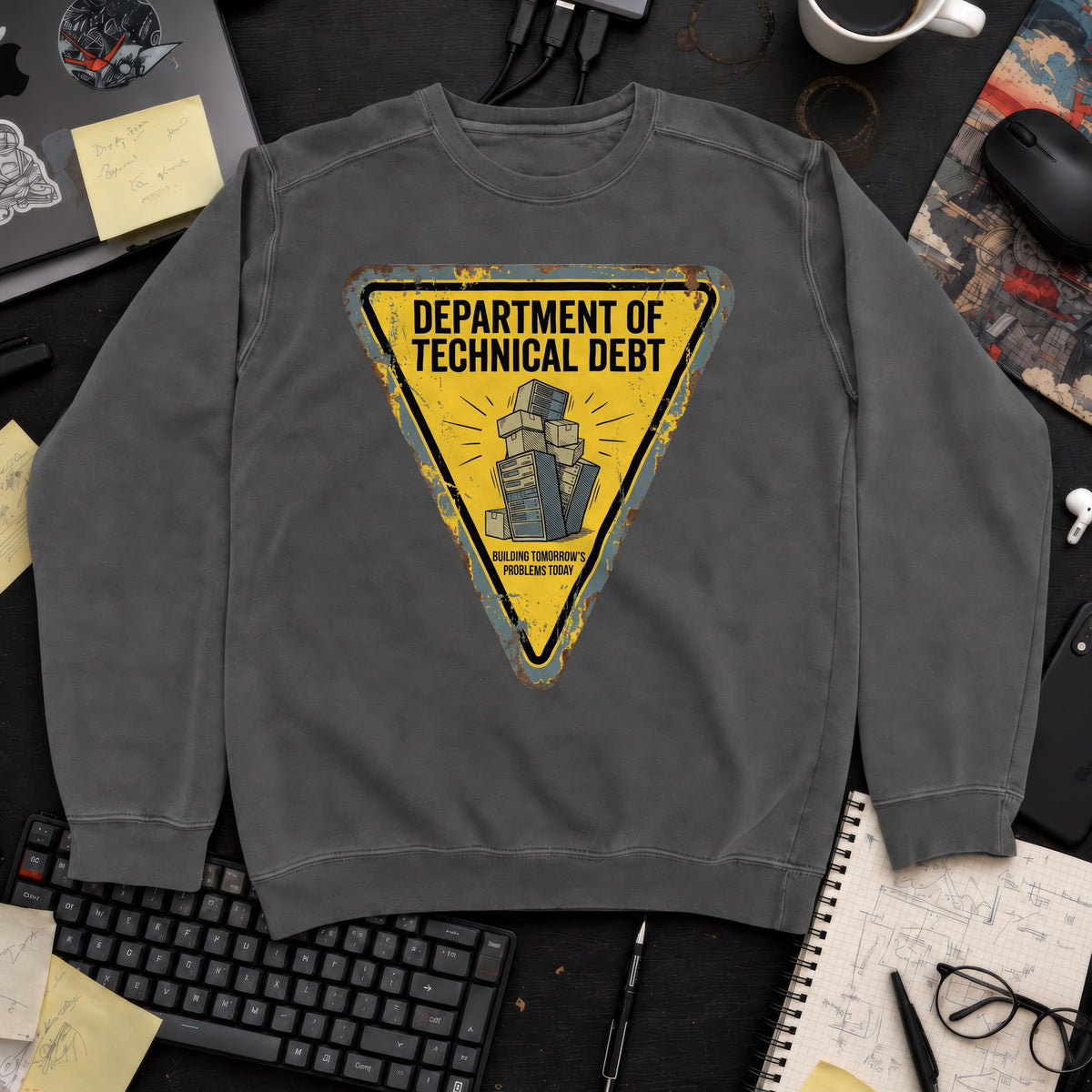 Department Of Technical Debt Sweatshirt sweatshirt — Pepper