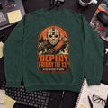 Deploy Friday the 13th Sweatshirt sweatshirt — Bottle Green