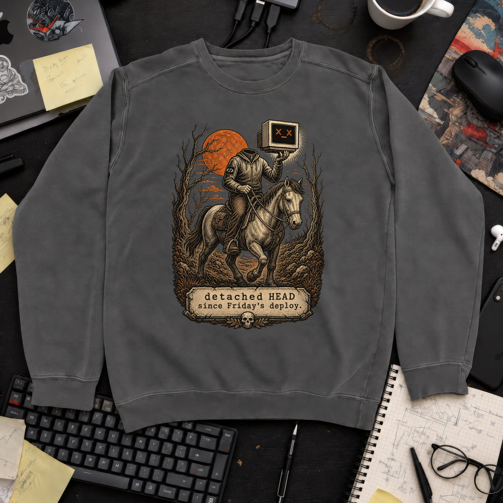 Detached HEAD Since Friday's Deploy Sweatshirt sweatshirt — Pepper