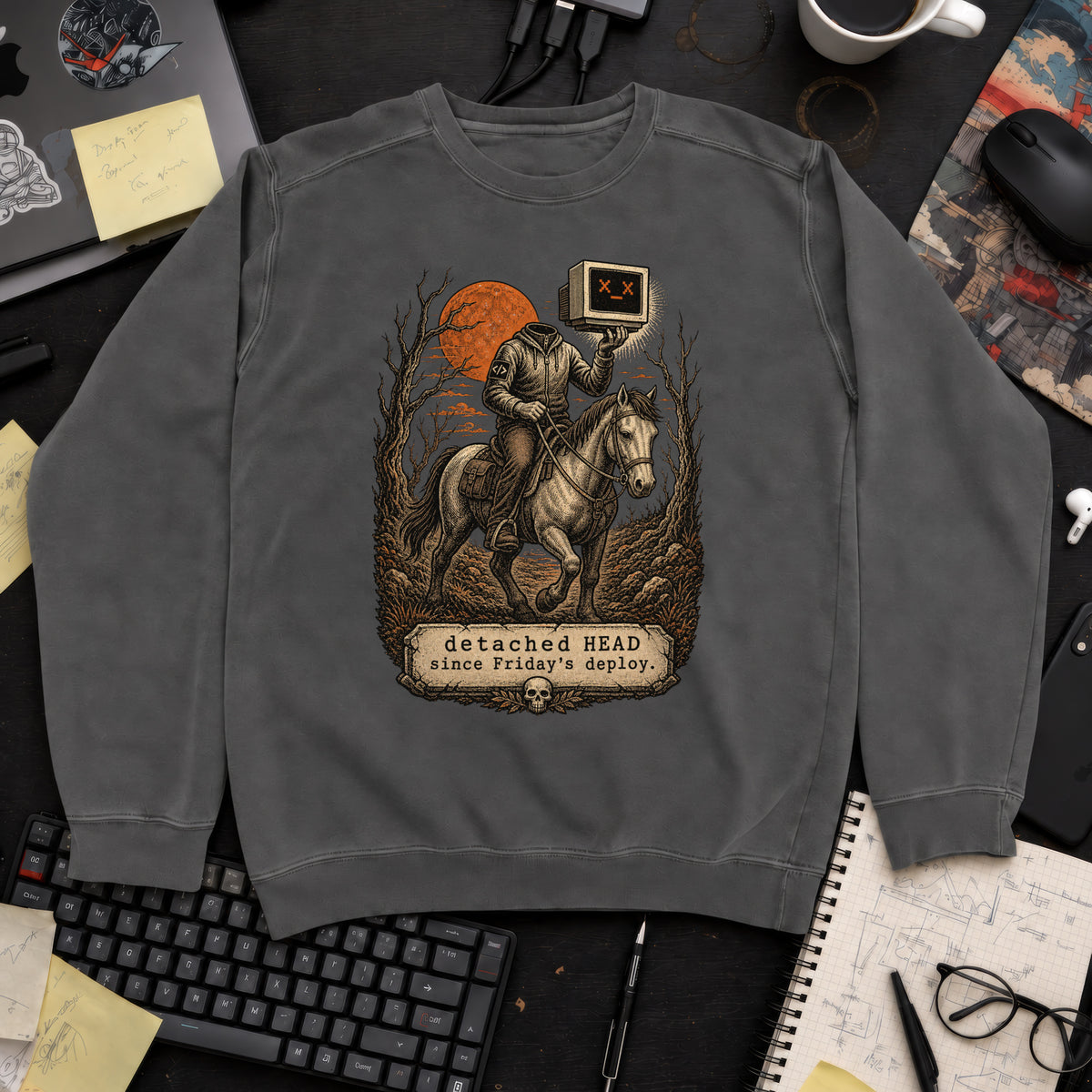 Detached HEAD Since Friday's Deploy Sweatshirt sweatshirt — Pepper