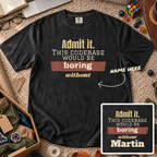 Codebase Would Be Boring Custom Shirt — personalized Black Comfort Colors 1717