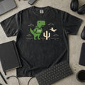 dev dinosaur Premium Shirt — black Premium Shirt mock-up