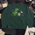 dev dinosaur Sweatshirt — Bottle Green