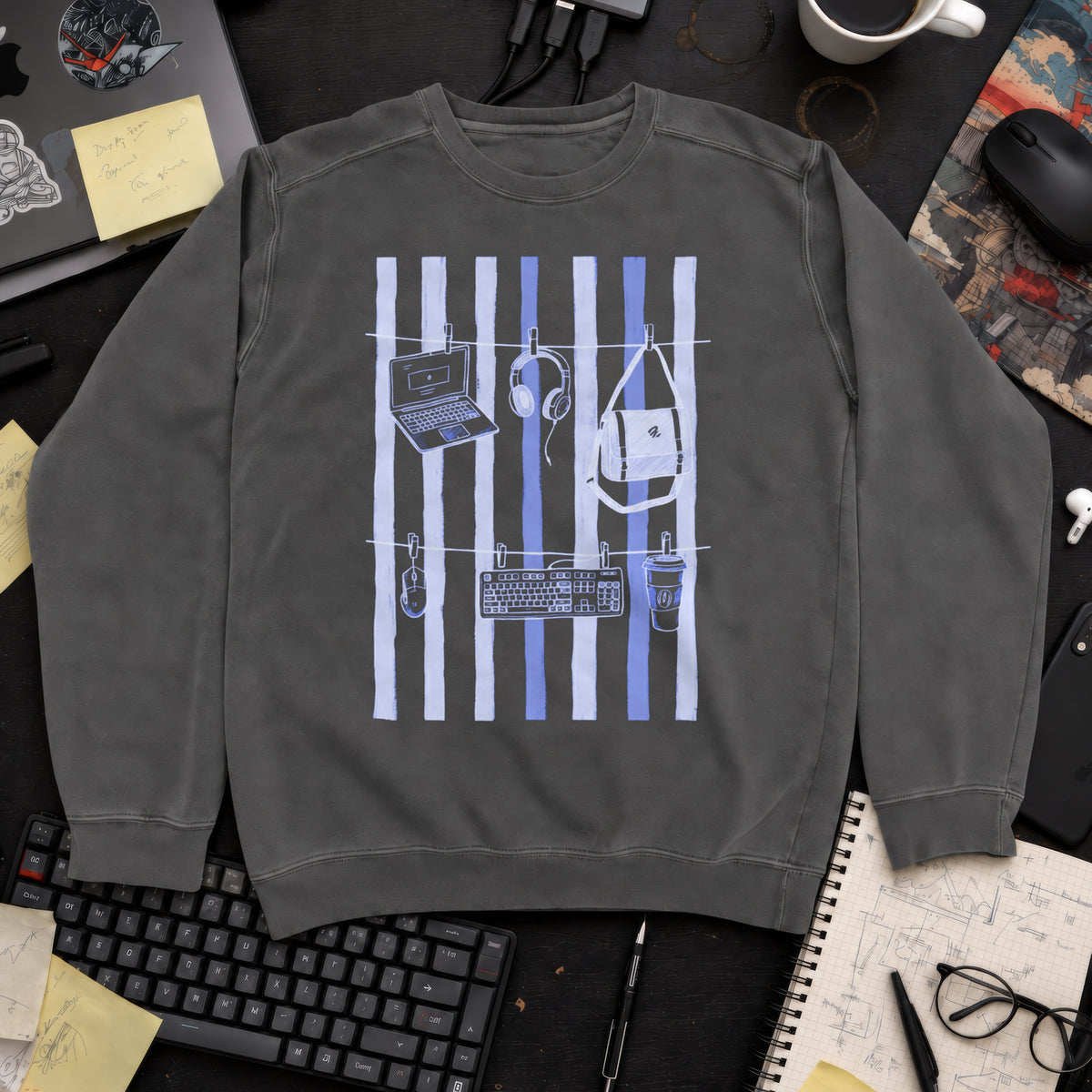 Developer Essential Hanged Sweatshirt — Pepper