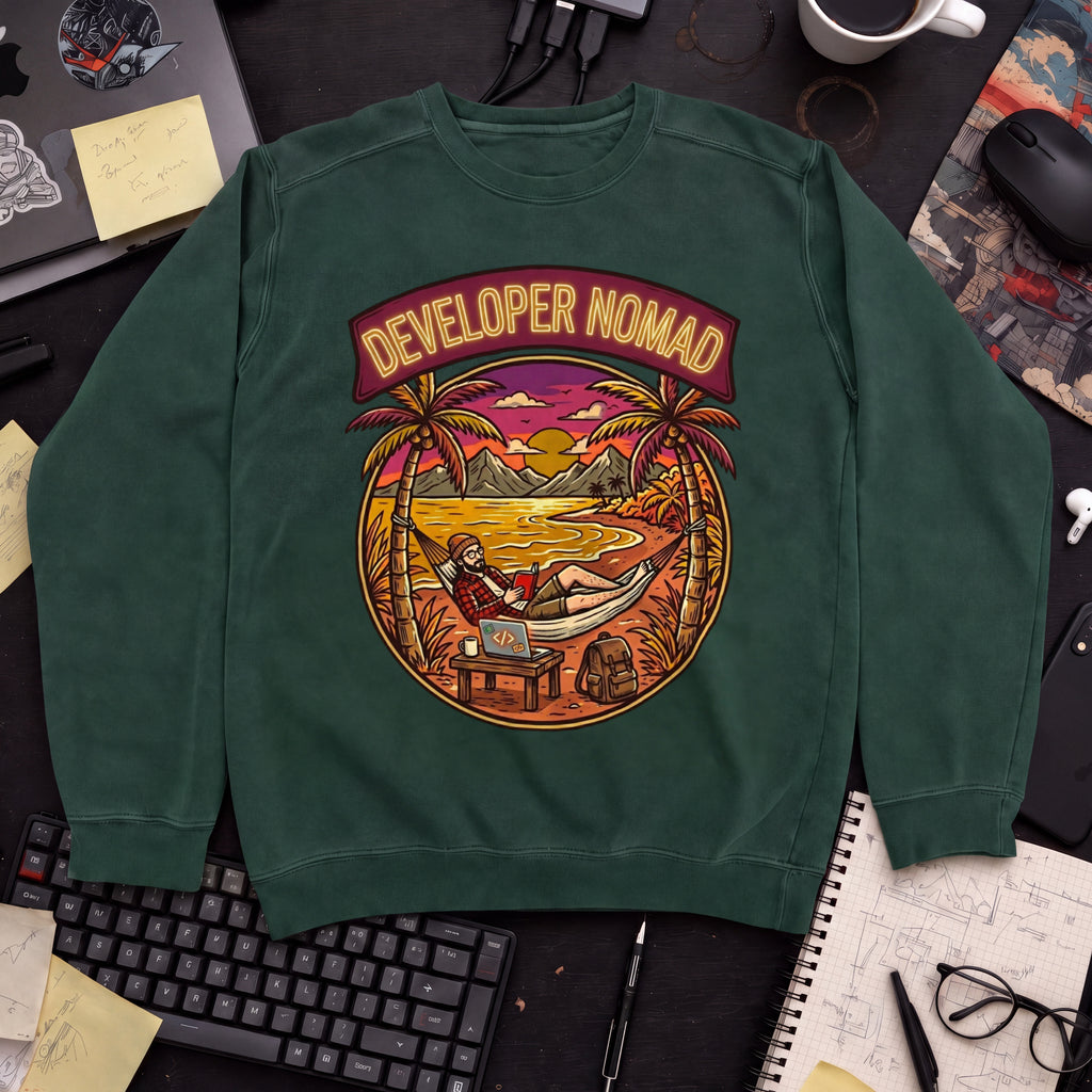 Developer Nomad Sweatshirt — Bottle Green