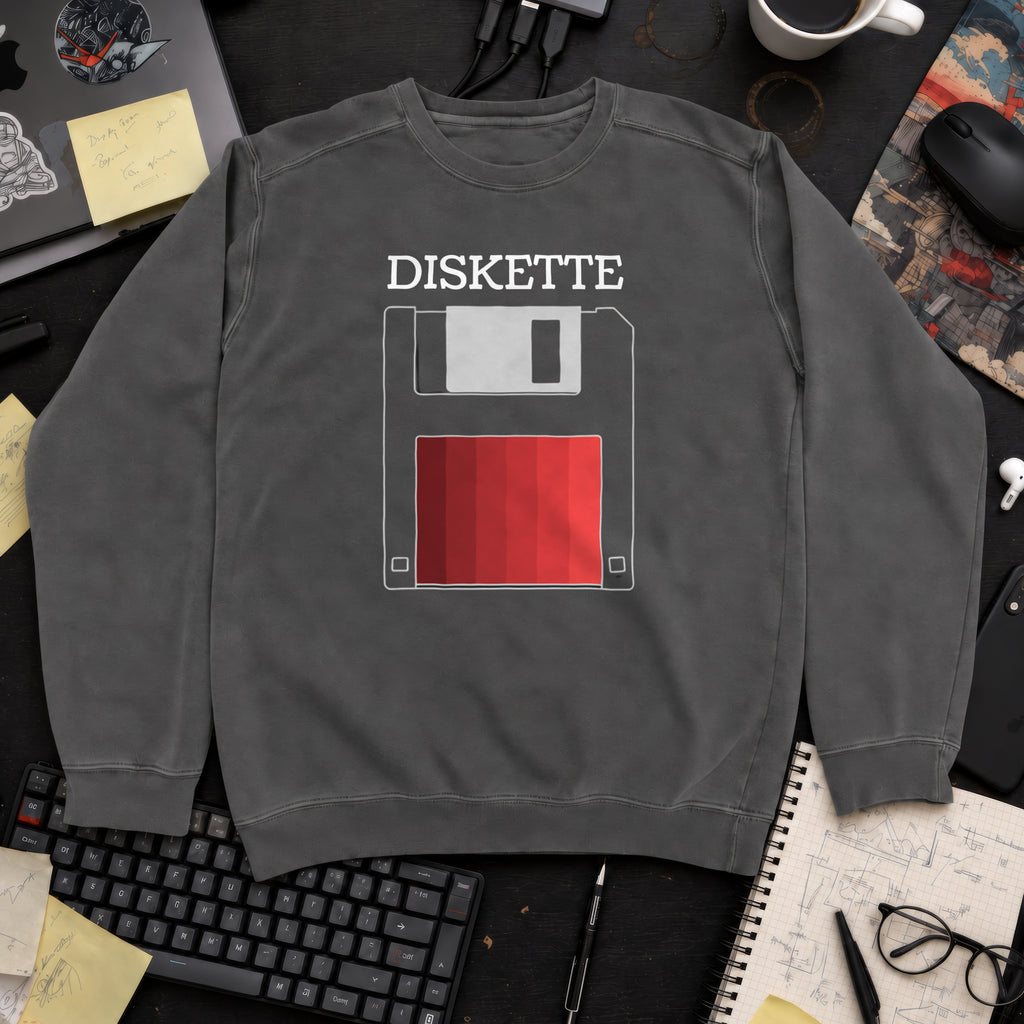 Diskette Sweatshirt — Pepper