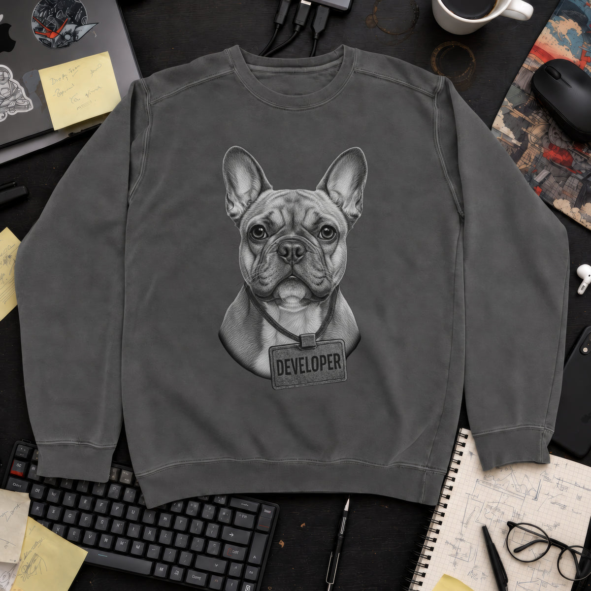 Dog Developer Sweatshirt — Pepper