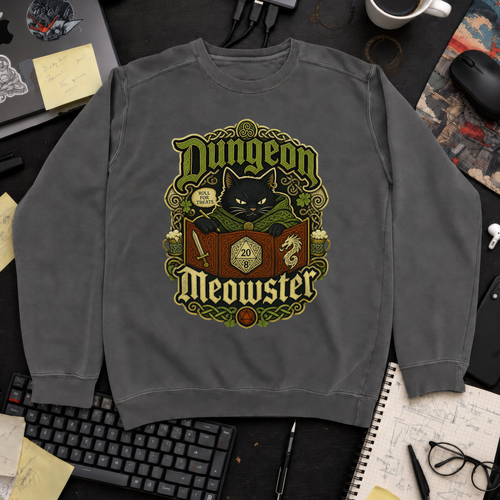 Dungeon Meowster Sweatshirt — Pepper