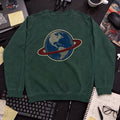 Earth Data Sweatshirt — Bottle Green