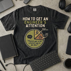 engineer's attention Premium Shirt — black Premium Shirt mock-up