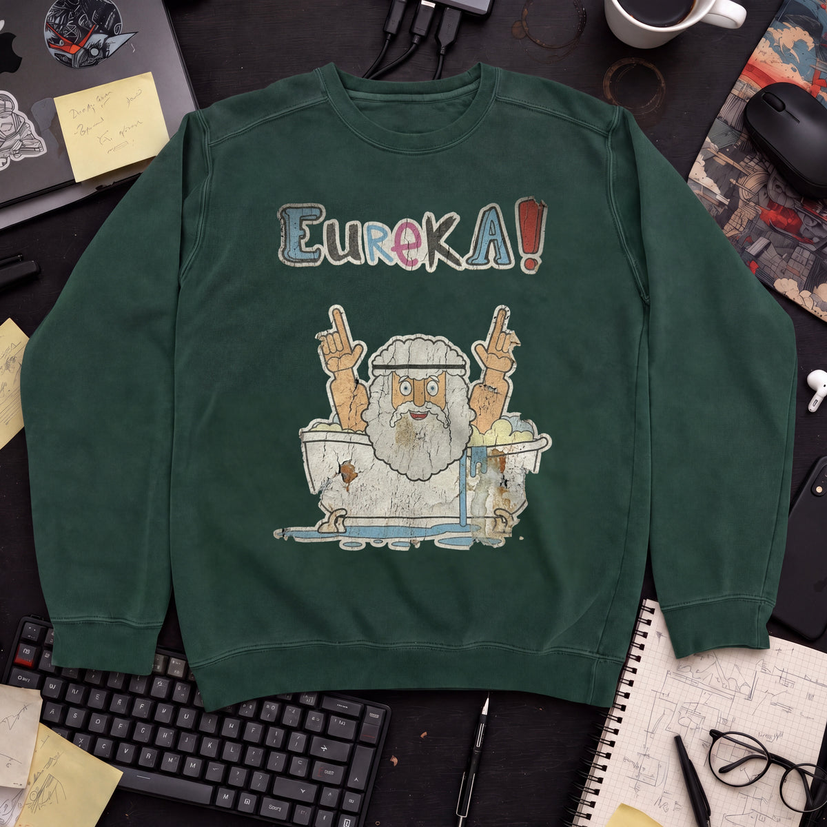 Eureka Sweatshirt — Bottle Green