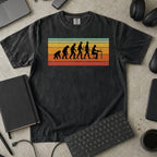 evolution of developers Premium Shirt — black Premium Shirt mock-up